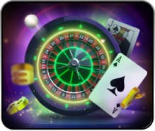 Live dealer studio setup with multiple camera angles and professional gaming table